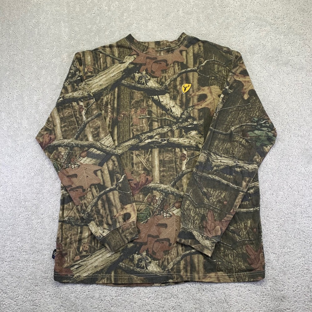 Scent Blocker Long Sleeve T Shirt‎ Sz Large Camo Break Up Infinity Outdoor Hike